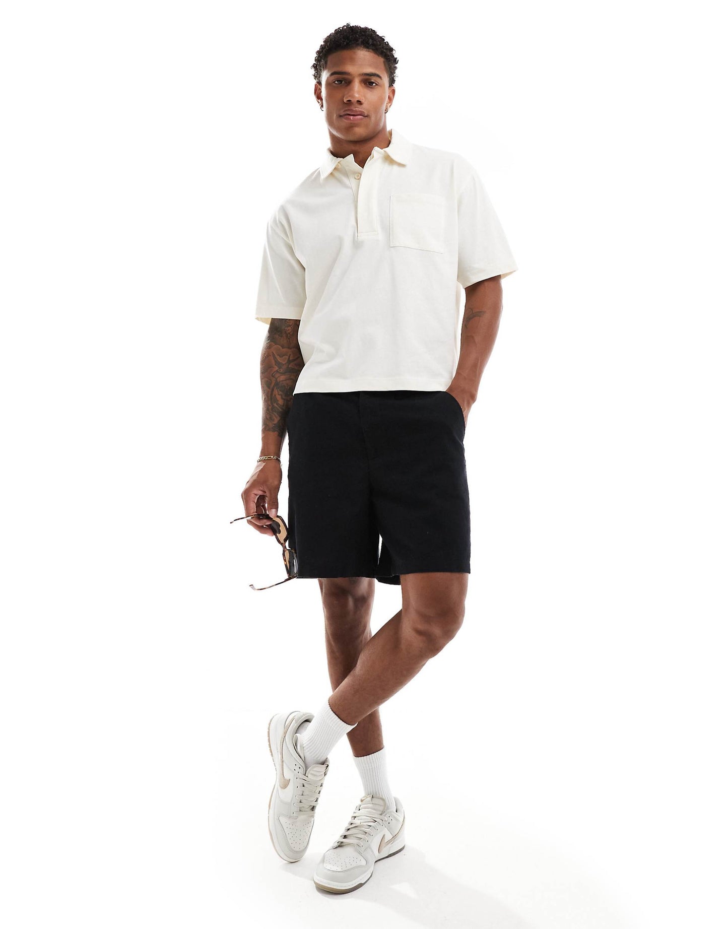 Relaxed Boxy Polo Shirt