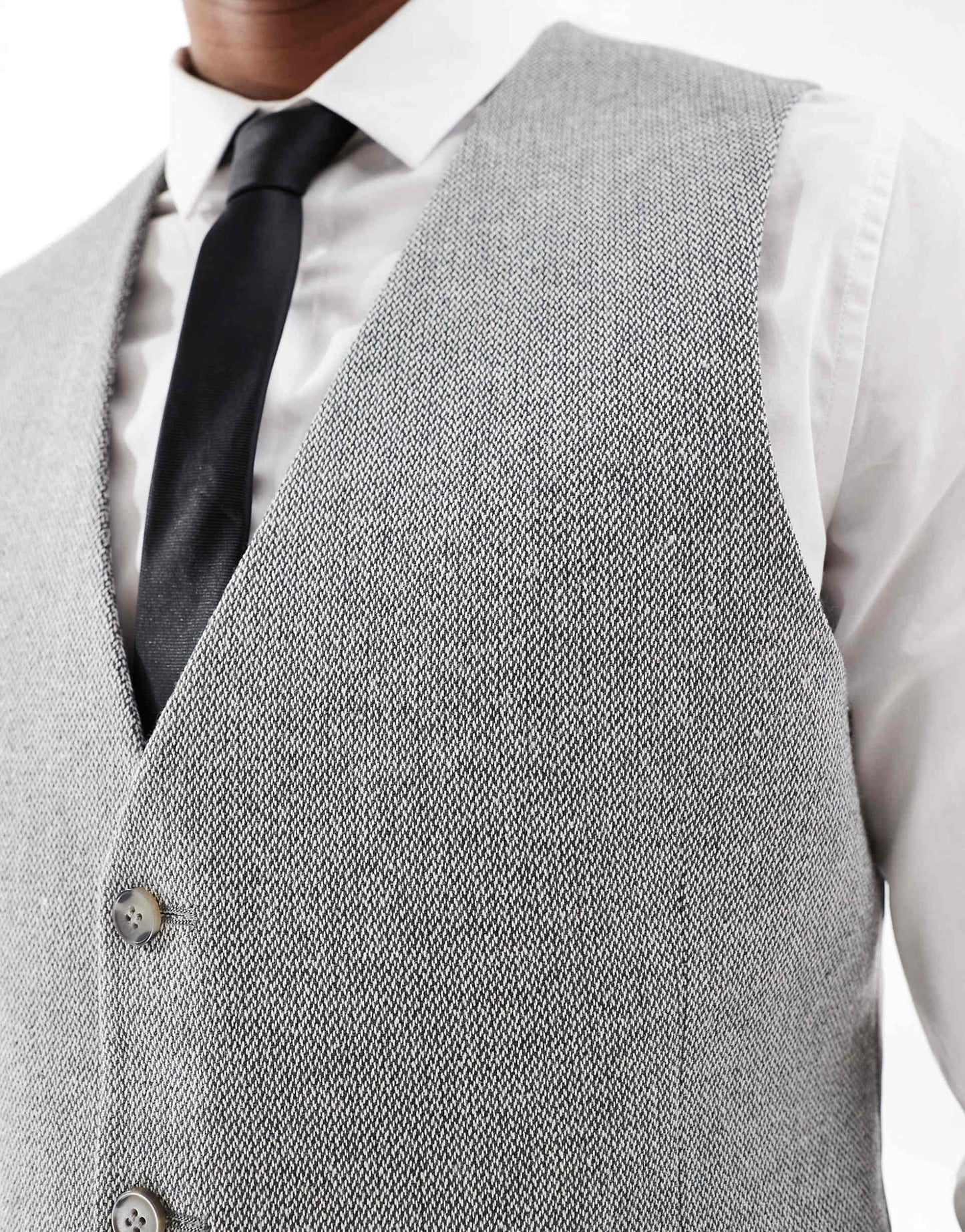 Slim Suit Waistcoat With Wool