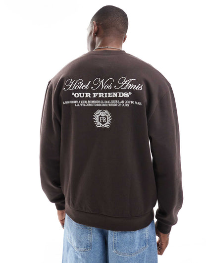 Oversized Sweatshirt With Print