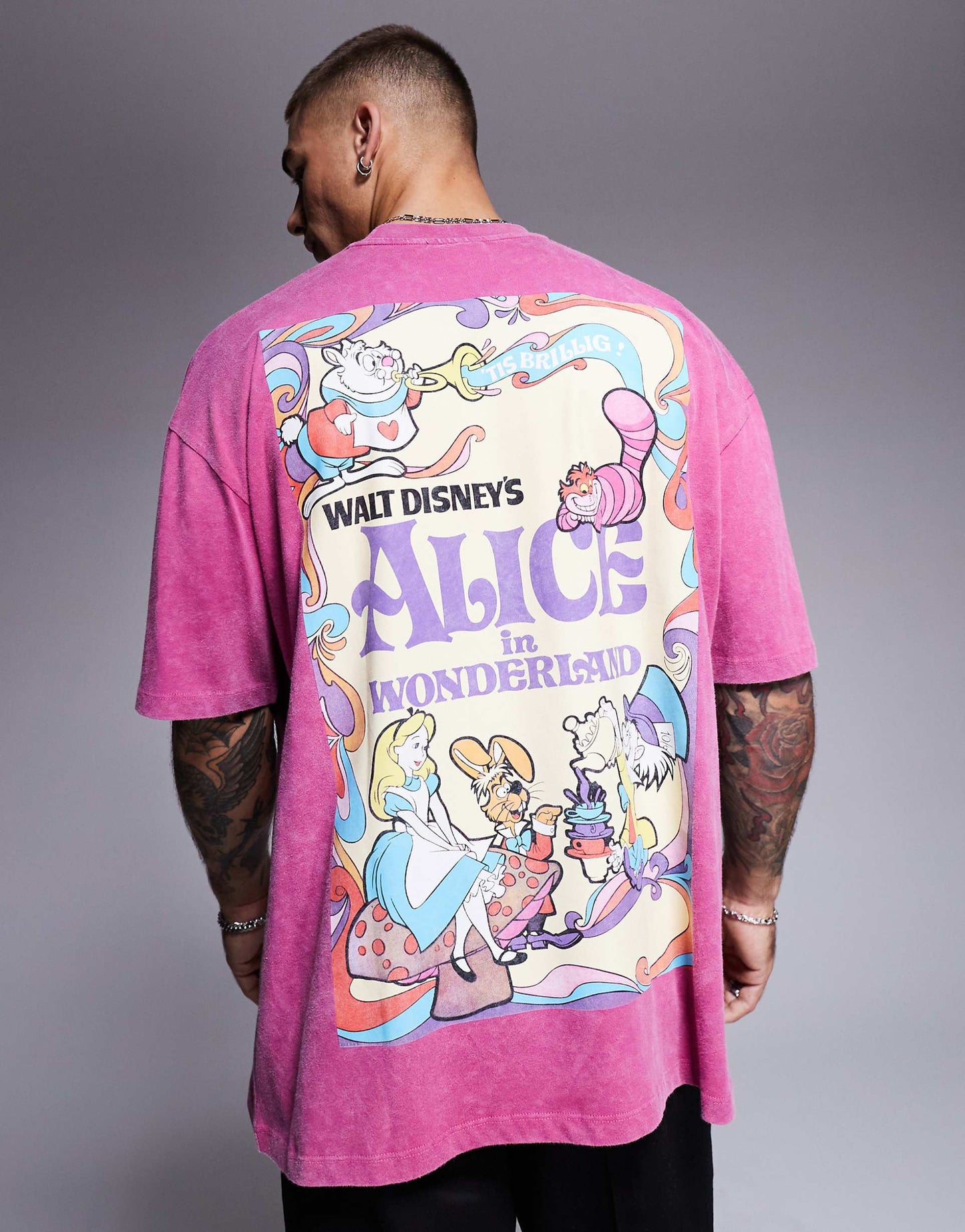 Disney Unisex Oversized T-Shirt With Alice