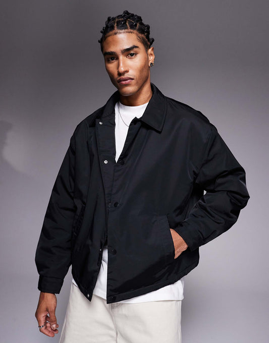 Boxy Oversized Coach Jacket