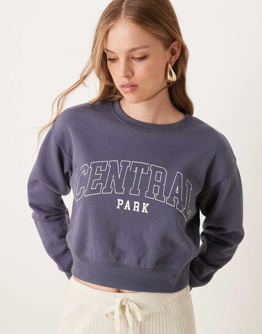 Central Park Cropped Jumper