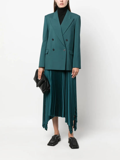 Ade Pleated Midi Skirt