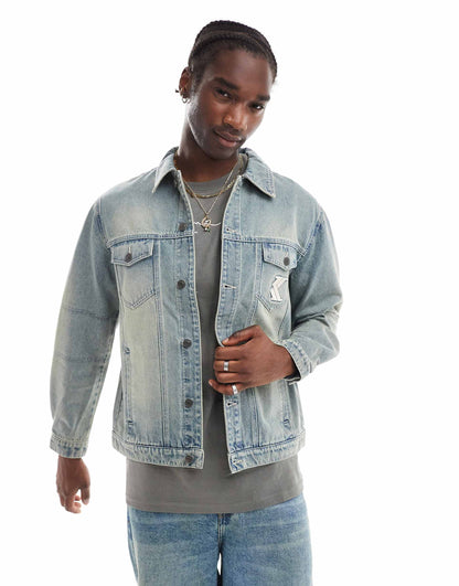 Padded Denim Jacket