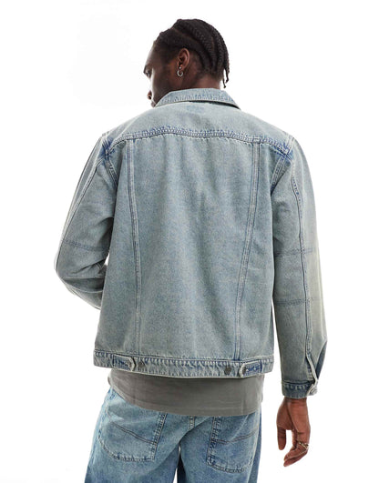 Padded Denim Jacket