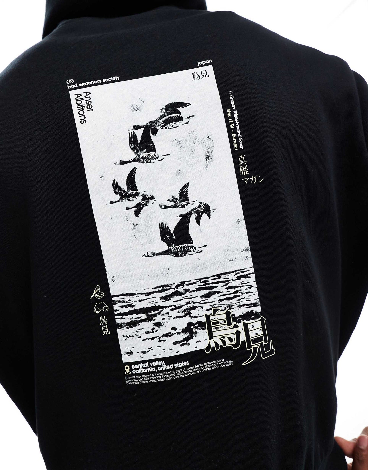 Oversized Hoodie With Back Print