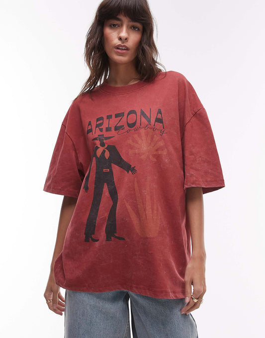 Graphic Arizona Holiday Oversized Tee