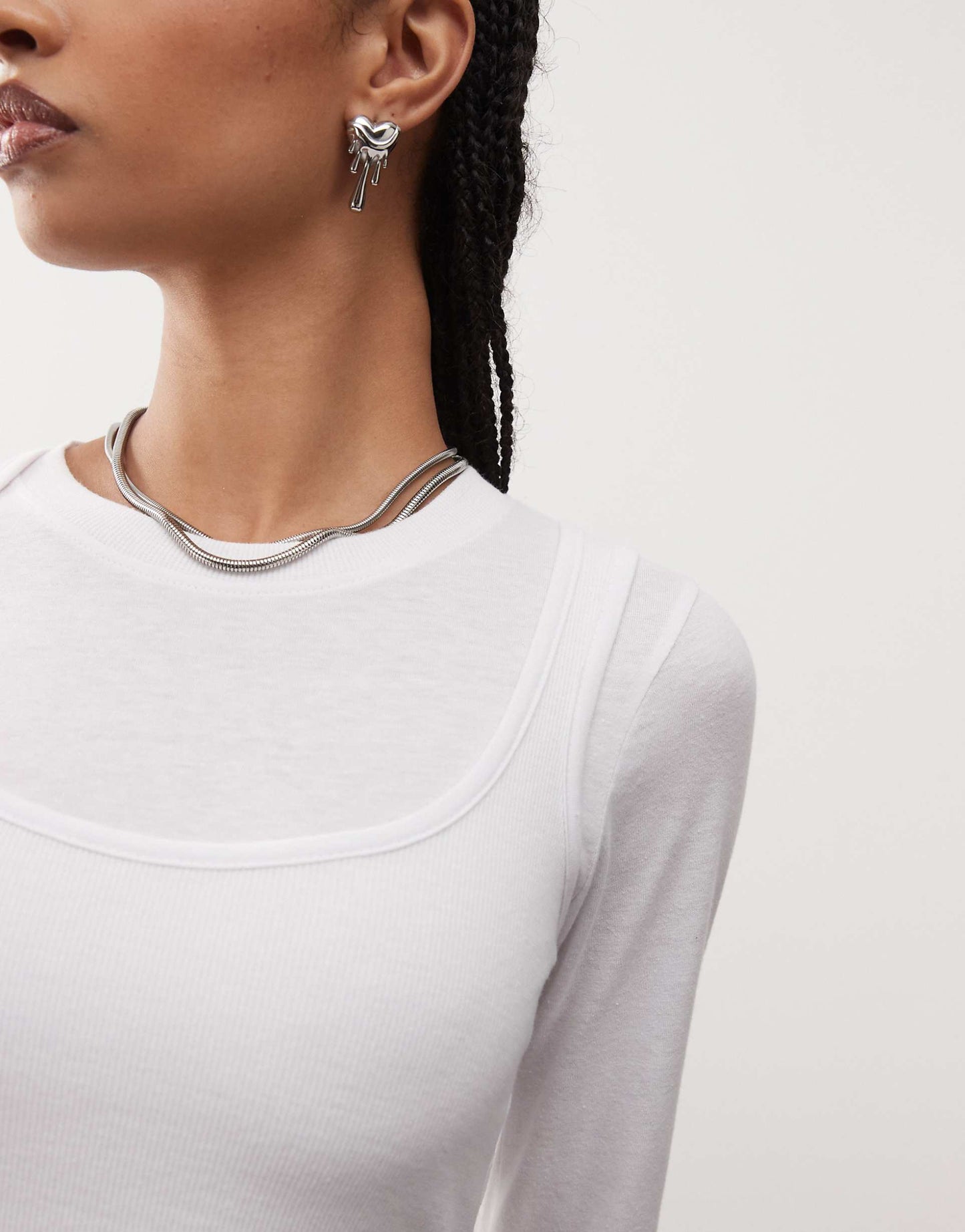Double Layer Long Sleeve Top
