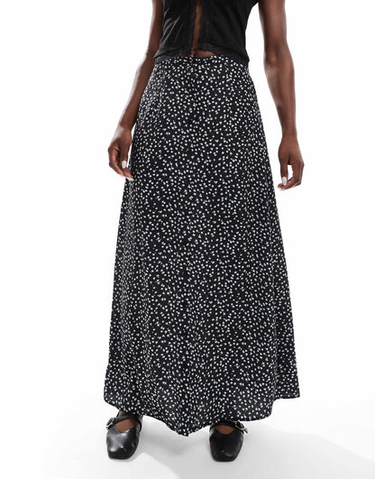 Button Down Maxi Skirt