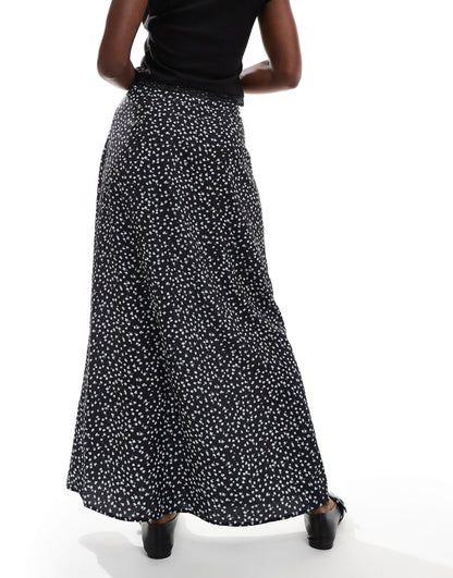 Button Down Maxi Skirt