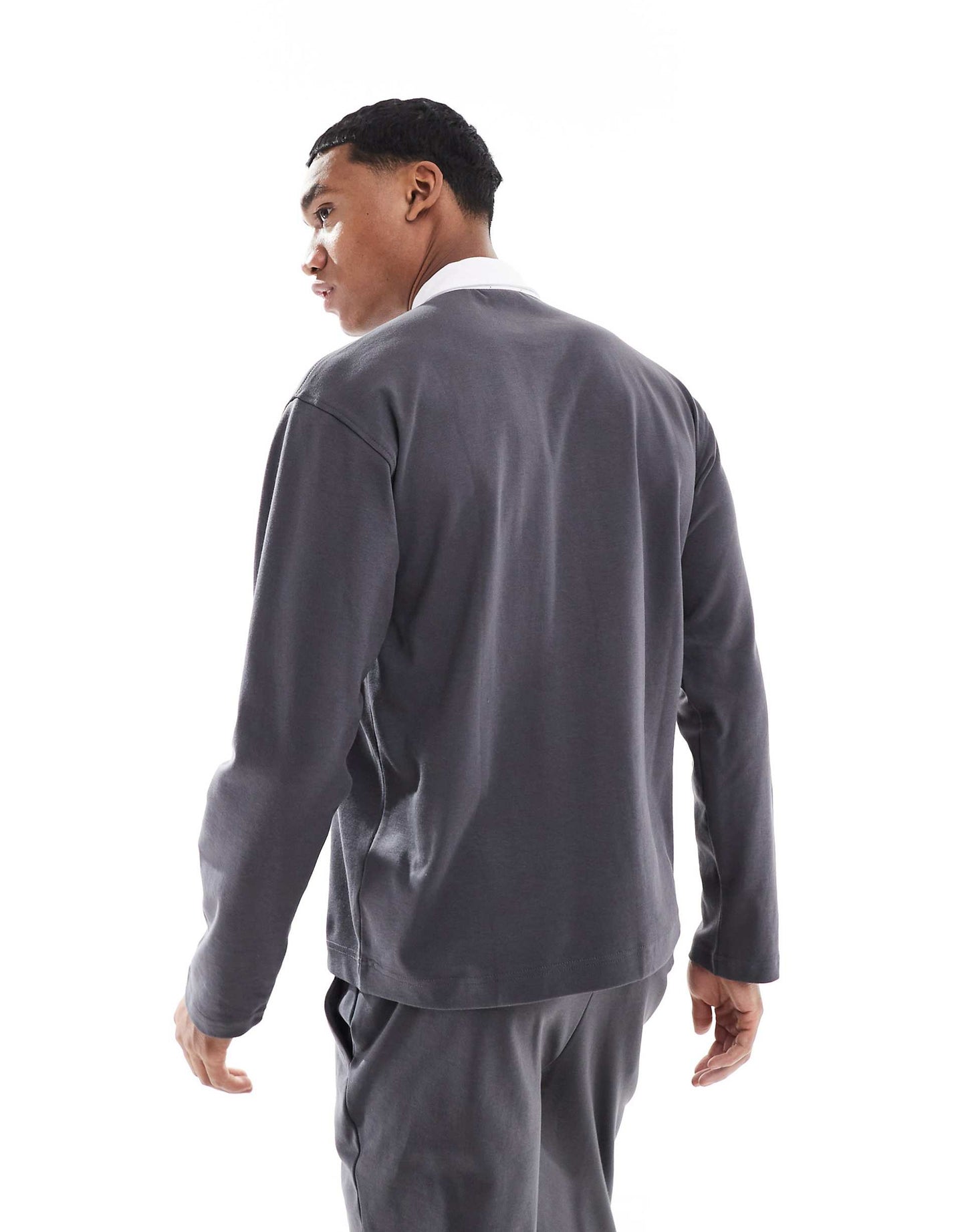 Long Sleeve Rugby Polo Shirt Co-Ord