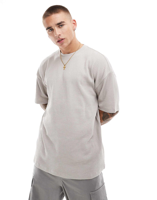 Textured Oversized T-Shirt