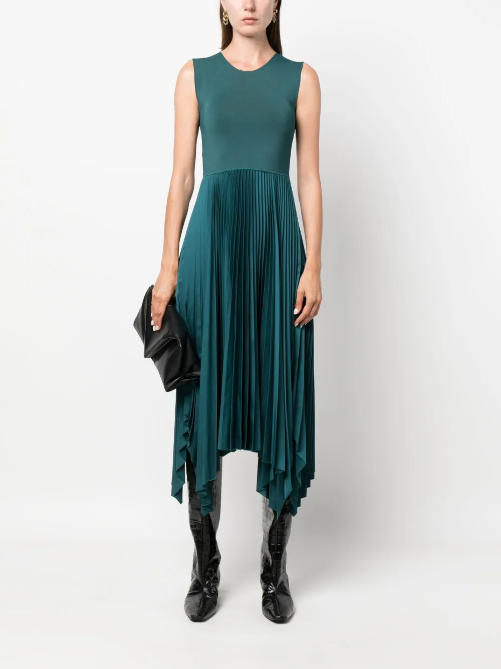Dera Pleated Midi Dress