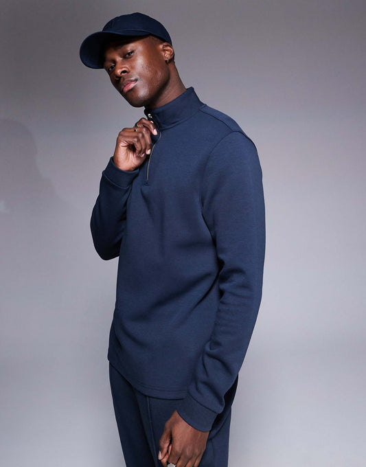 Smart Half Zip Sweatshirt Co-Ord