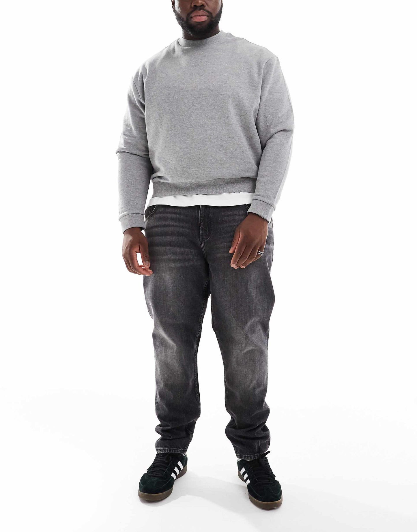 Stretch Tapered Jeans With Vintage Tint