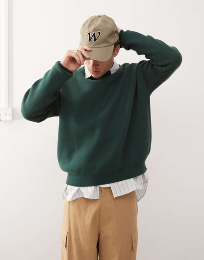 Knitted Jumper With Back Logo Detail