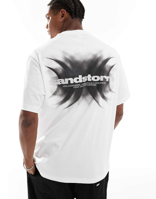 Boxy Fit Sandstorm Printed T-Shirt