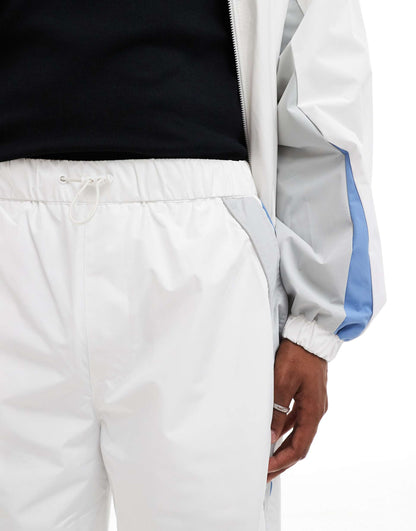 Sporty Panel Tracksuit Pants