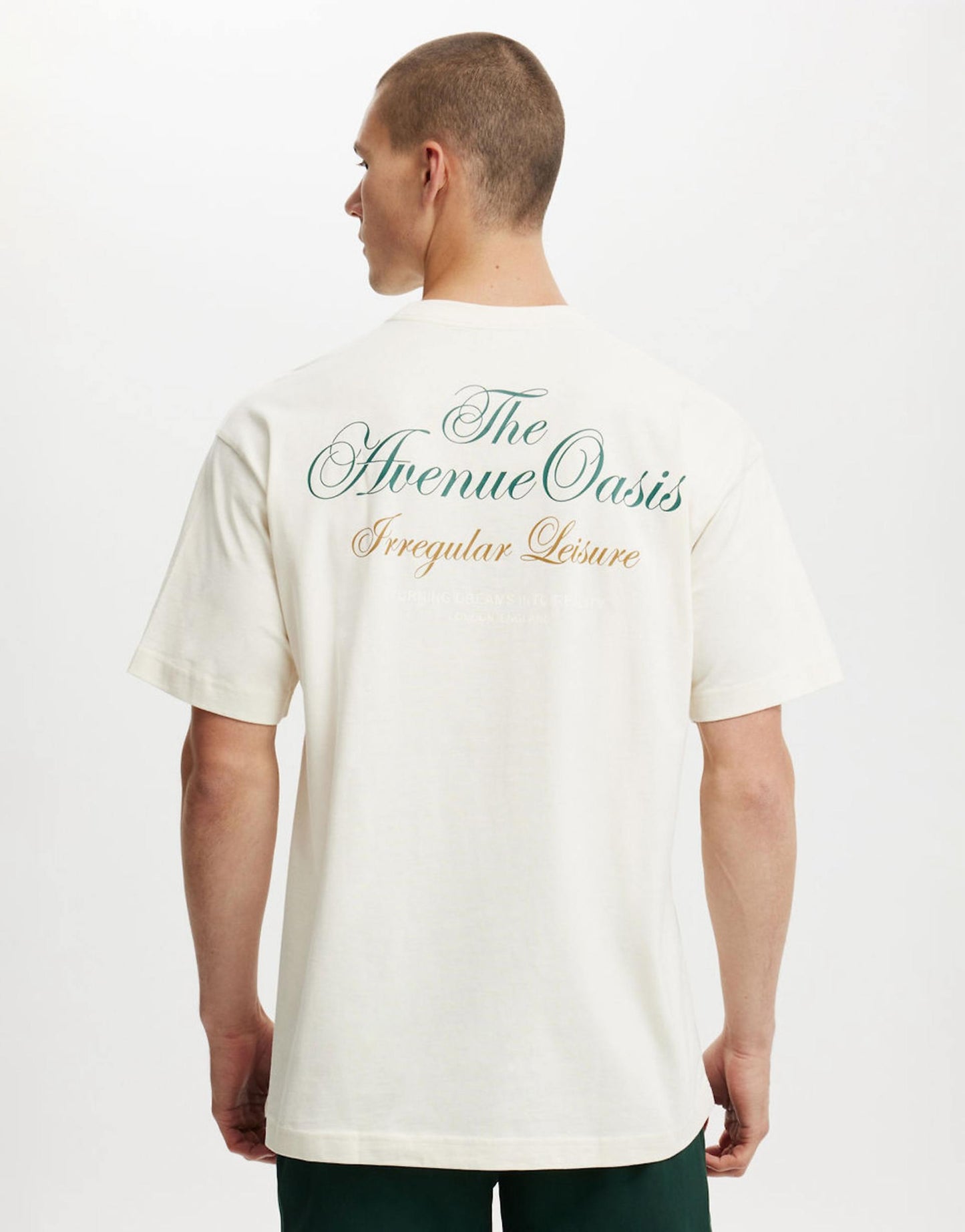 Box Fit Text T-Shirt