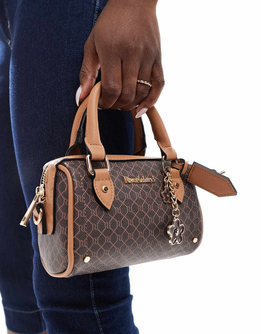 Mini Monogrammed Bowler Bag