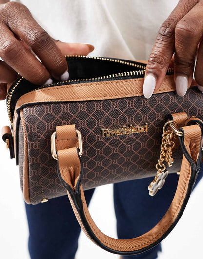 Mini Monogrammed Bowler Bag