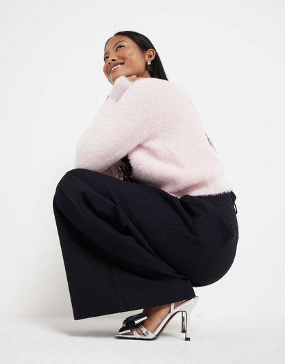 Petite Wide Leg Trouser