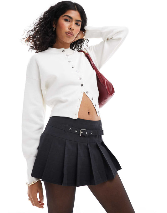 Belted Mini Skort