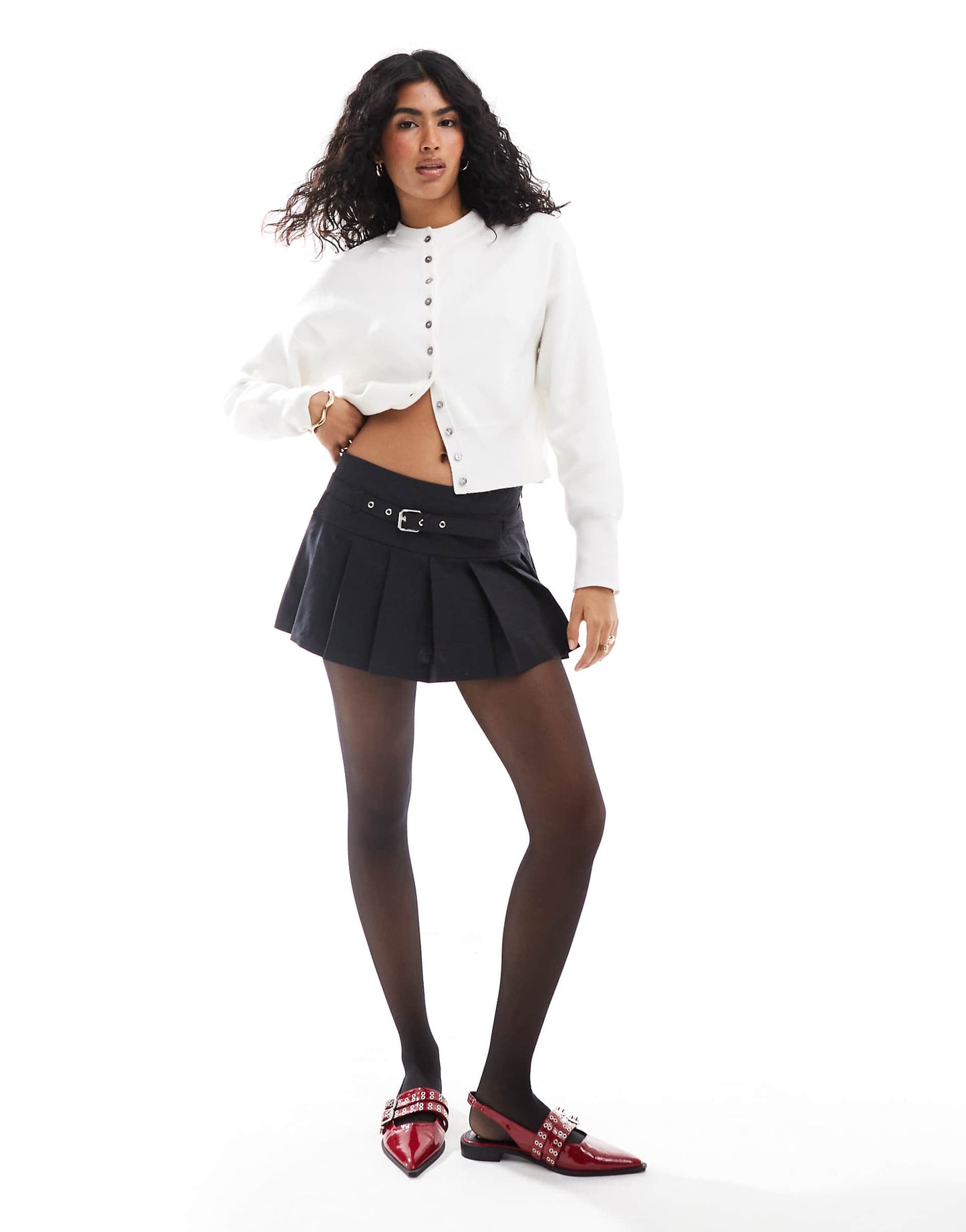 Belted Mini Skort