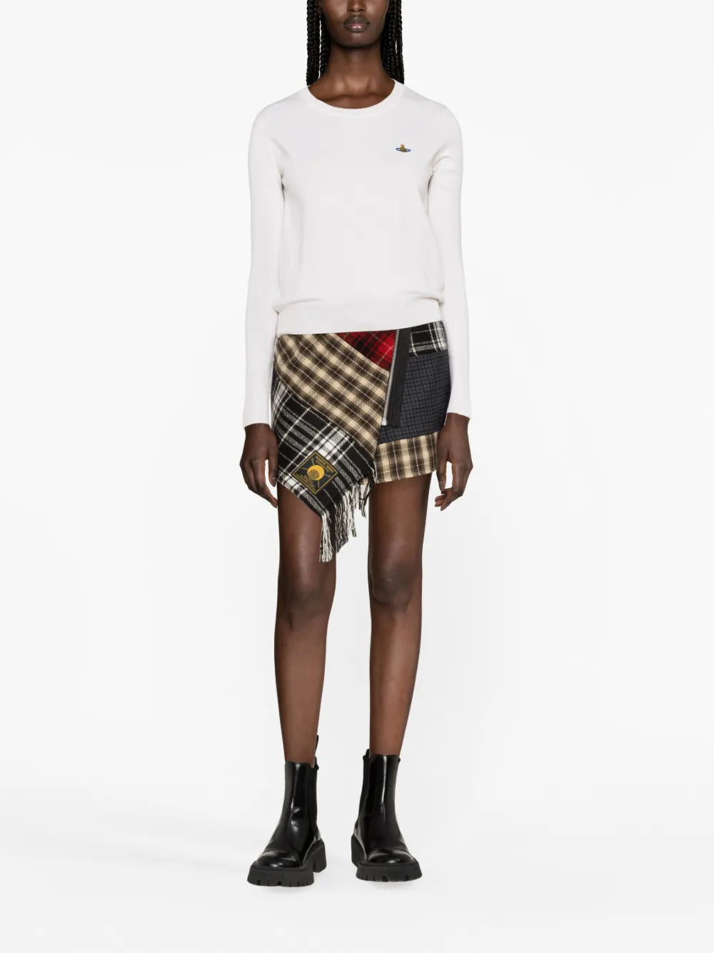Orb-Embroidered Cotton-Cashmere Jumper