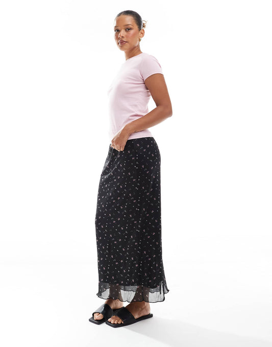 Lettuce Edge Maxi Skirt