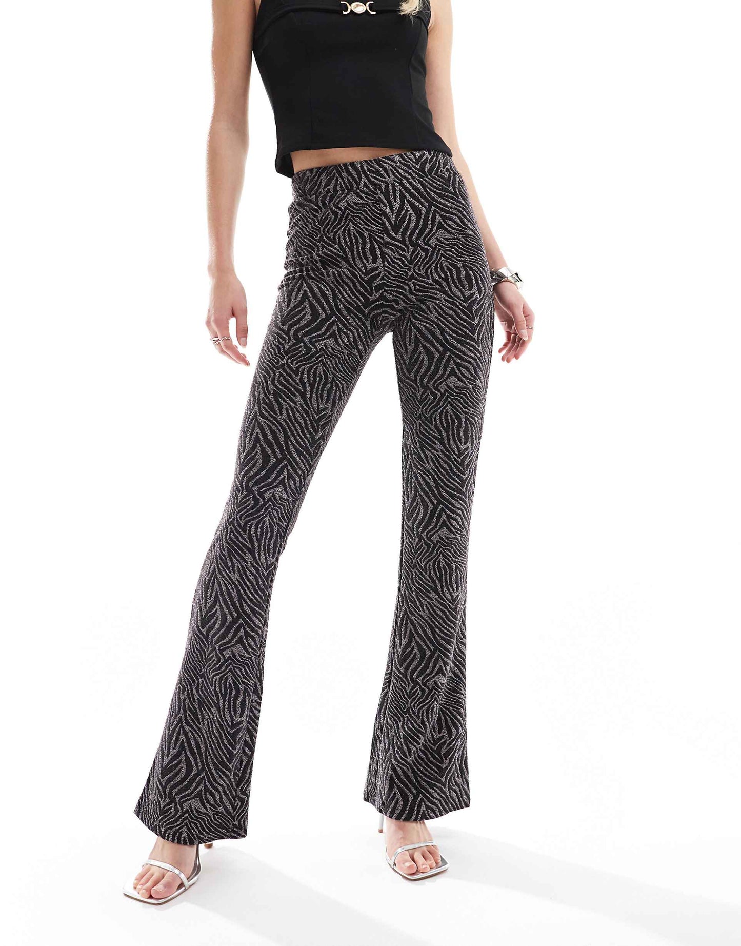 Tall Flare Glitter Trouser