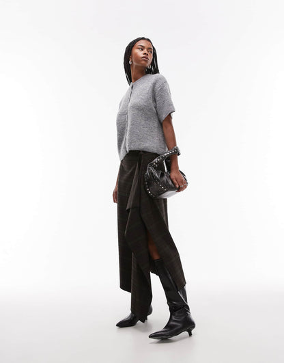 Knitted Half Sleeve Cardi