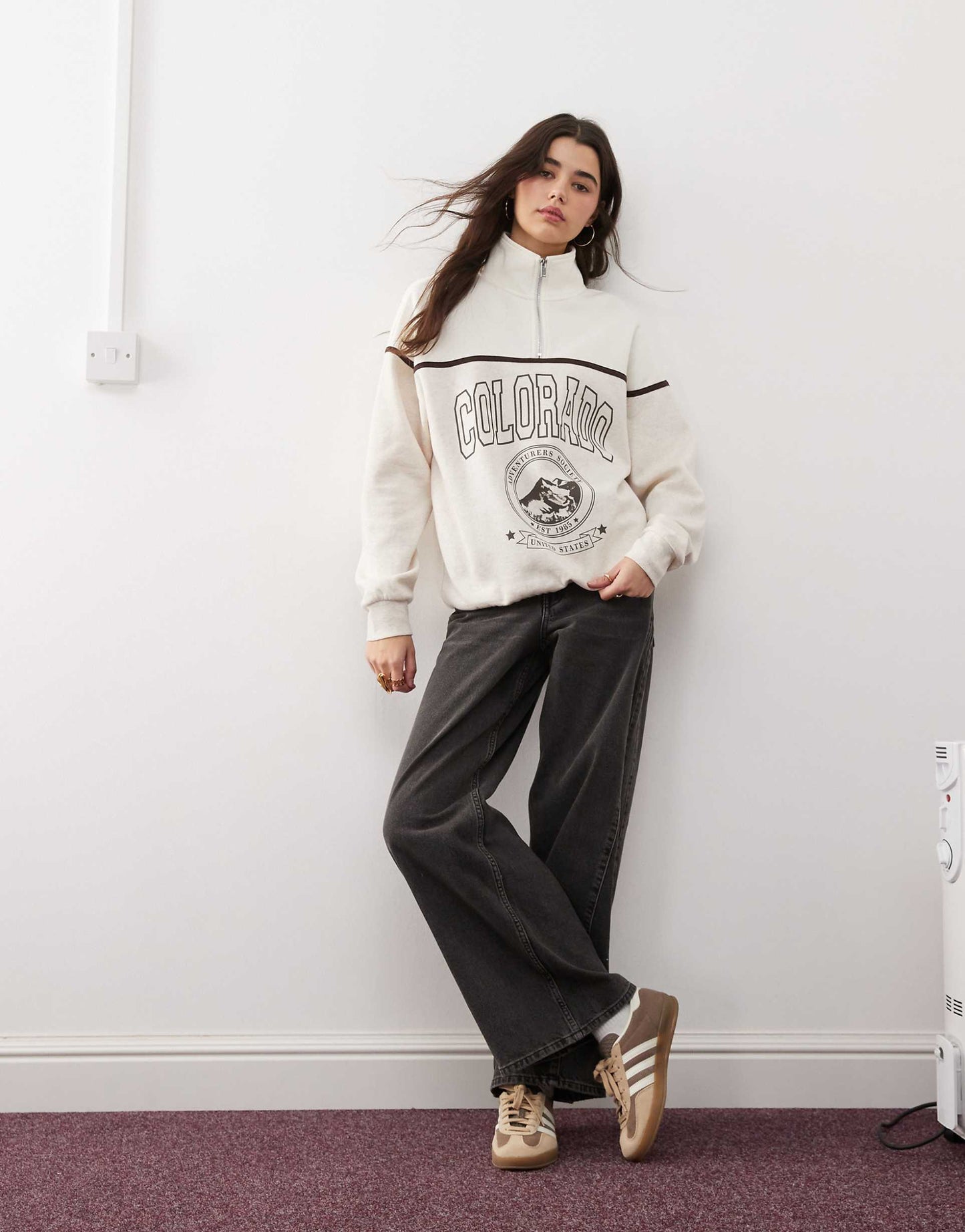 Colorado Half Zip Sweatshirt