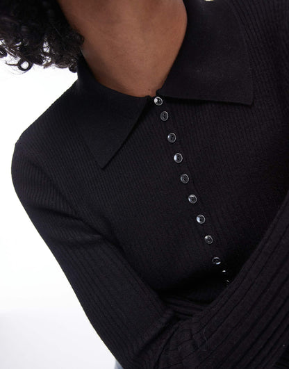 Button Detail Cardigan