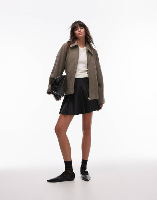 Felted Bomber Jacket