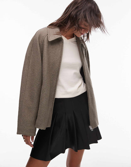 Felted Bomber Jacket