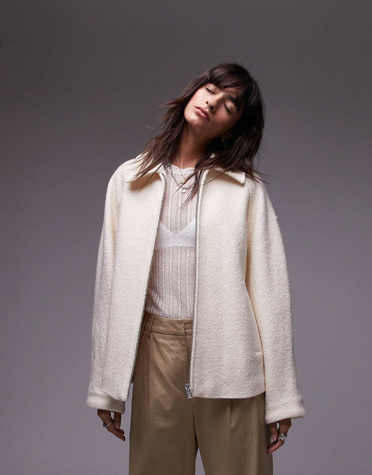 Felted Bomber Jacket