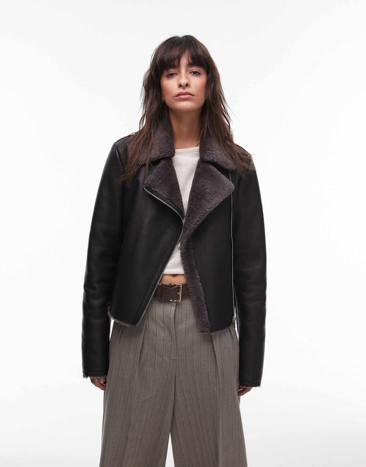 Shearling Aviator Jacket