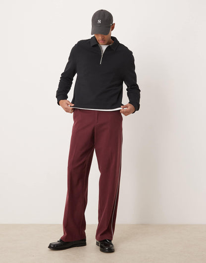 Boxy Sweatshirt With Zip