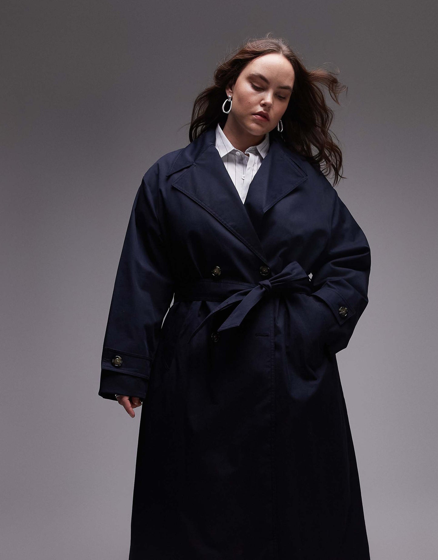 Curve Trench Coat