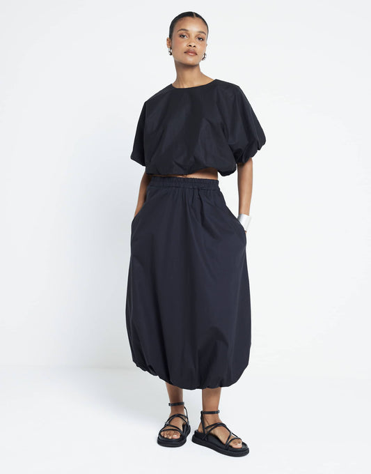 Bubble Midi Skirt