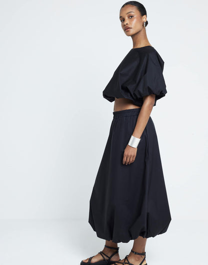 Bubble Midi Skirt