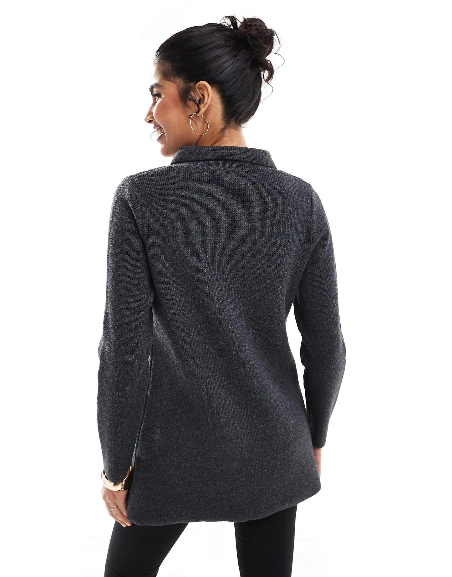 Knitted Zip Through Jacket