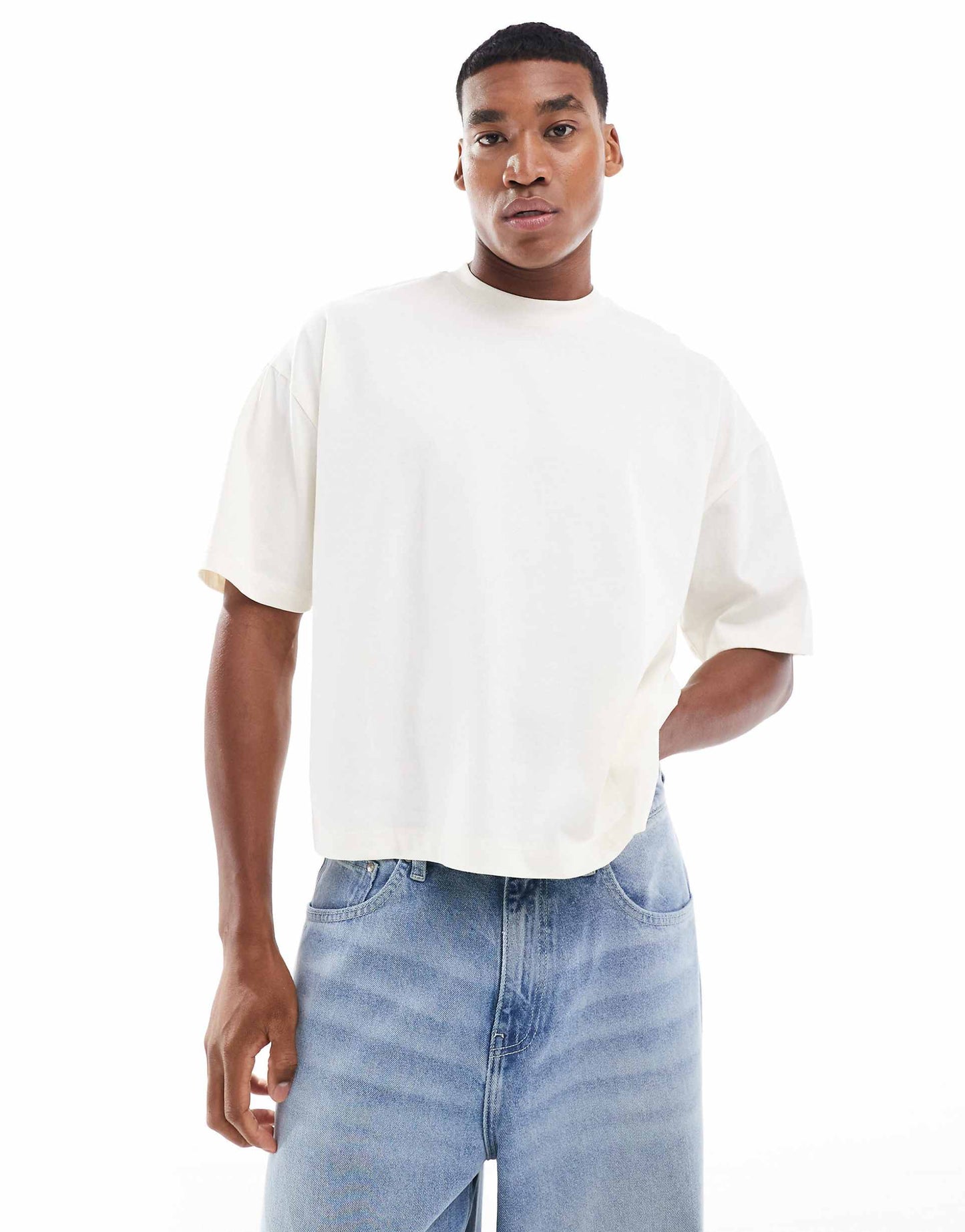 Oversized Boxy T-Shirt With Sailing Graphic