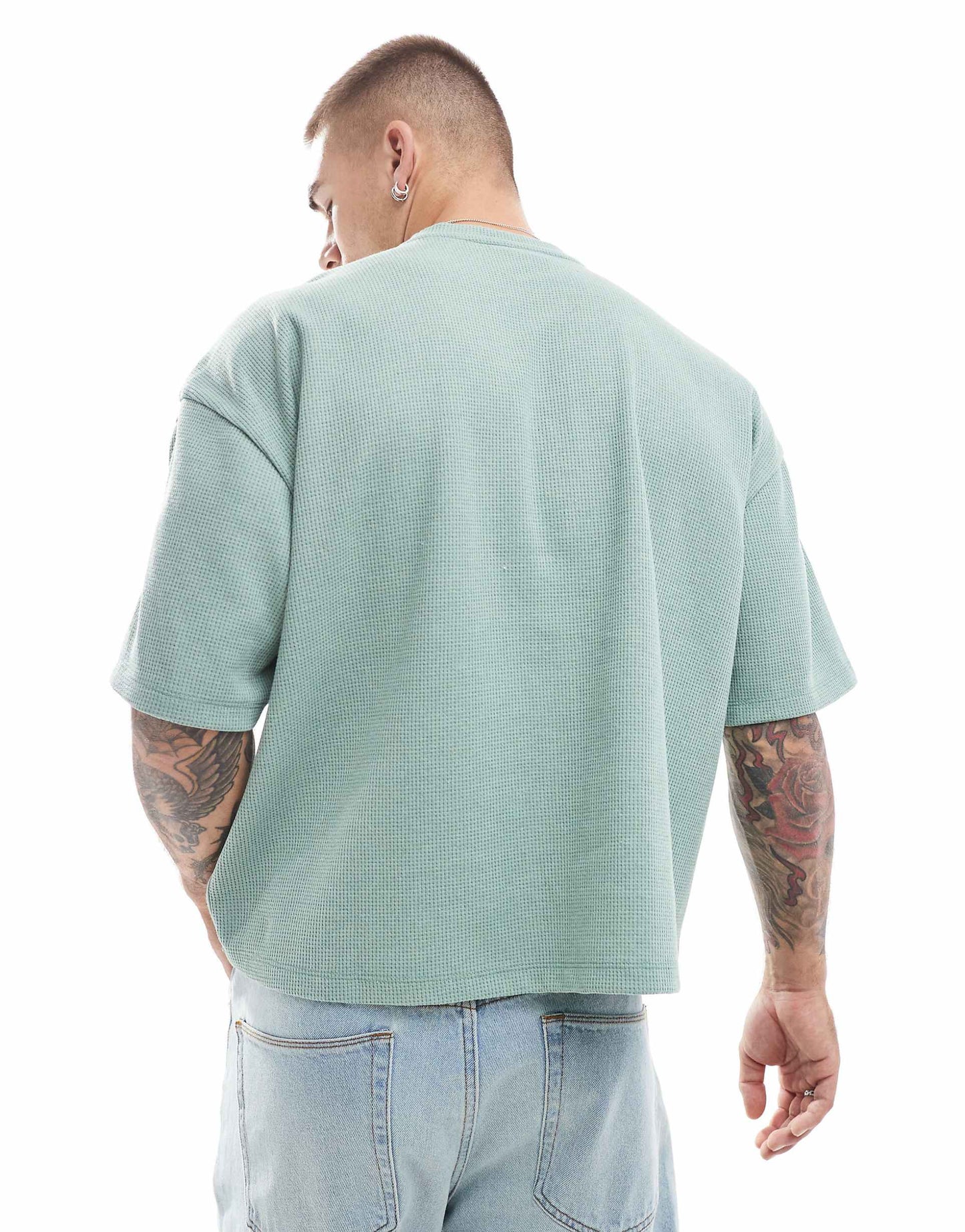 Oversized Boxy Heavyweight Waffle T-Shirt