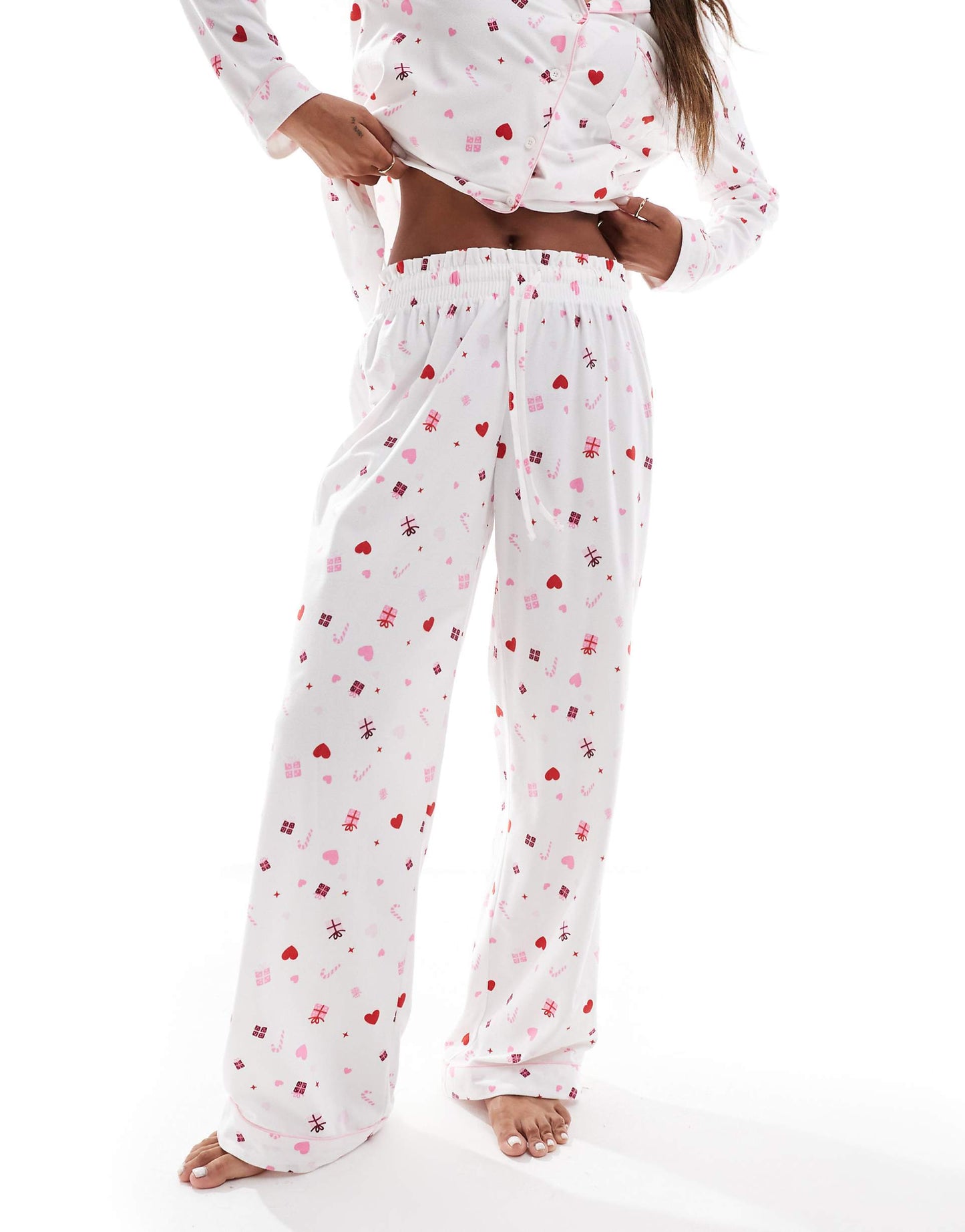 Christmas Fleece Long Sleeve & Trouser Pjs
