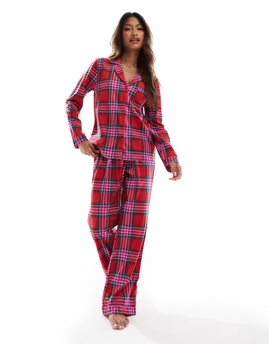 Christmas Fleece Long Sleeve & Trouser Pjs
