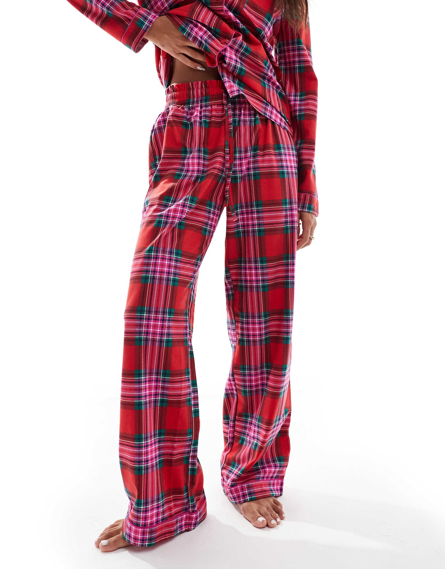 Christmas Fleece Long Sleeve & Trouser Pjs