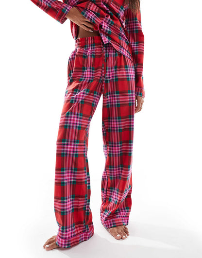 Christmas Fleece Long Sleeve & Trouser Pjs