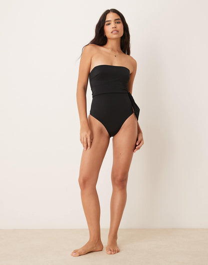 Bandeau Wrap Swimsuit